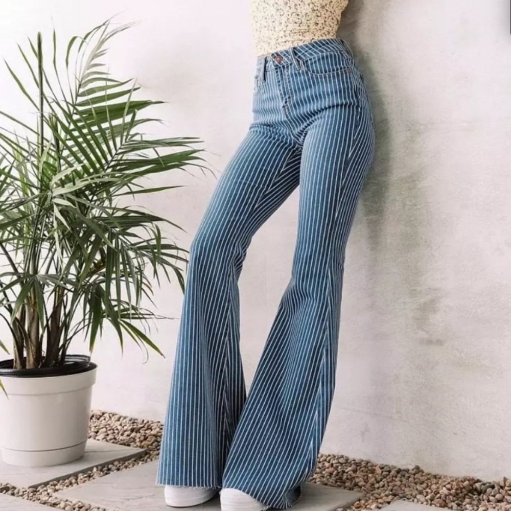 Judy Blue Pinstriped Jeans